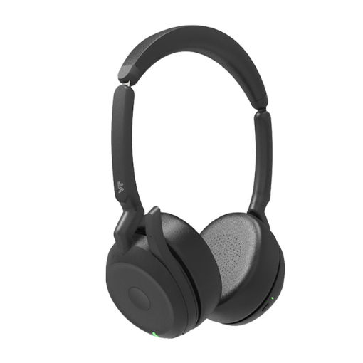 AE55 - svarta hörlurar med mikrofon